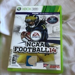 NCAA football 14 game (xbox 360)